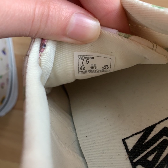 Vans | Doheny Floral Classics Size 7.5 - Picture 7 of 9